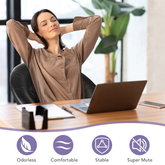 1 Piece Adjustable Modern Swivel Round Tufted-White - Set Shop and Smile