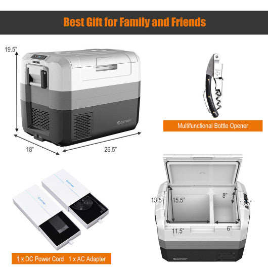 58 Quart Portable Electric Camping Car Cooler - Set Shop and Smile