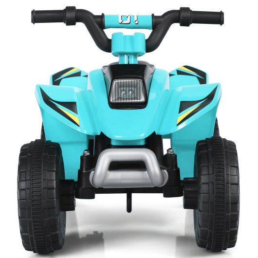 6V Kids Electric ATV 4 Wheels Ride-On Toy -Blue - Set Shop and Smile