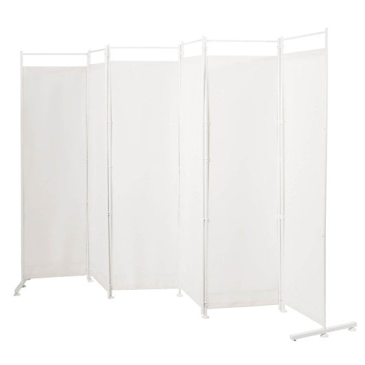 6-Panel Room Divider Folding Privacy Screen -Black - Set Shop and Smile