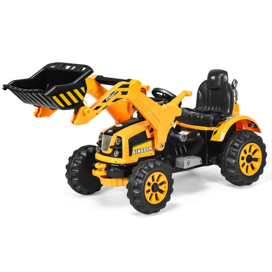 12 V Battery Powered Kids Ride on Dumper Truck-Blue - Set Shop and Smile