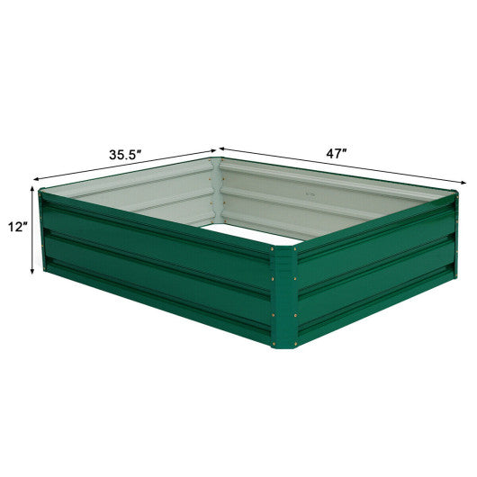 40 Inch x 32 Inch Patio Raised Garden Bed for Vegetable Flower Planting - Set Shop and Smile