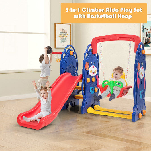3-in-1 Toddler Climber and Swing Playset - Set Shop and Smile