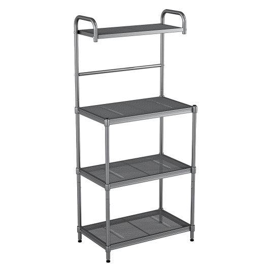 4-Tier Baker’s Rack Stand Shelves Kitchen Storage Rack Organizer - Set Shop and Smile