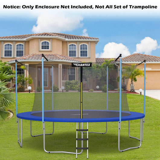 Replacement Weather-Resistant Trampoline Safety Enclosure Net-15 ft - Set Shop and Smile