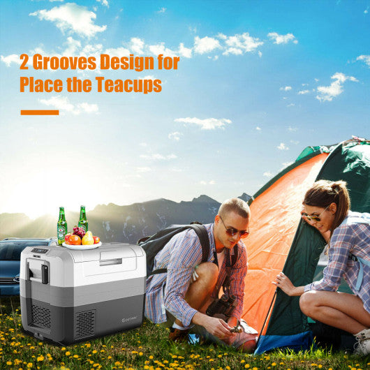 58 Quart Portable Electric Camping Car Cooler - Set Shop and Smile