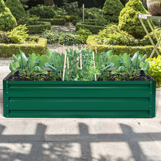 40 Inch x 32 Inch Patio Raised Garden Bed for Vegetable Flower Planting - Set Shop and Smile