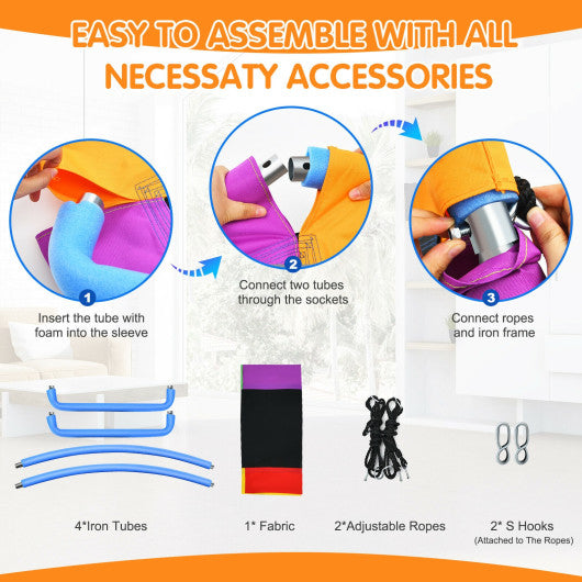 700lb Giant 60 Inch Platform Tree Swing for Kids and Adults-Blue - Set Shop and Smile