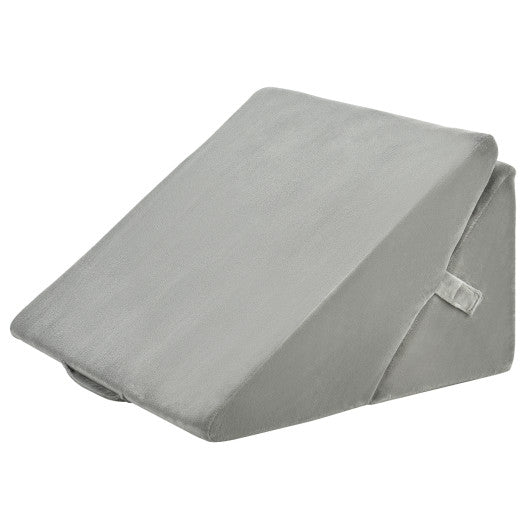 Adjustable Memory Foam Reading Sleep Back Support Pillow-Gray - Set Shop and Smile