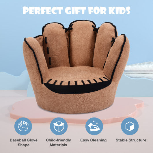 Household Five Fingers Baseball Glove Shaped Kids Leisure Upholstered Sofa - Set Shop and Smile