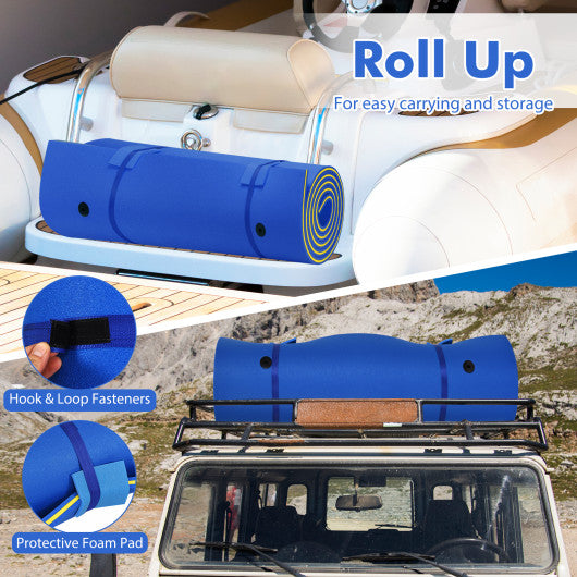 3 Layer Floating Water Pad Foam Mat-Yellow - Set Shop and Smile