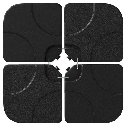 20 Inch Patio Offset Water Filled Plate Umbrella Base Sand