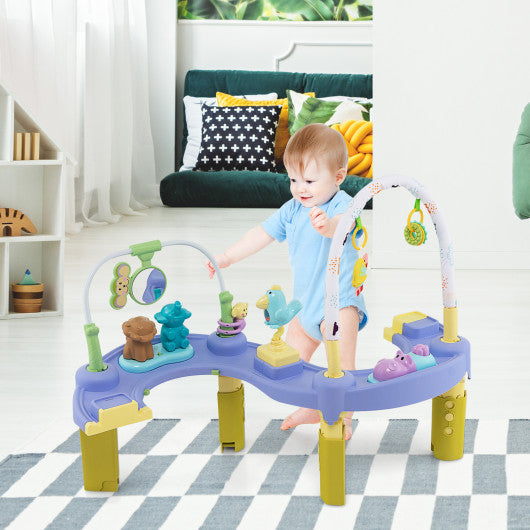 3-in-1 Baby Activity Center with 3-position for 0-24 Months-Green - Set Shop and Smile