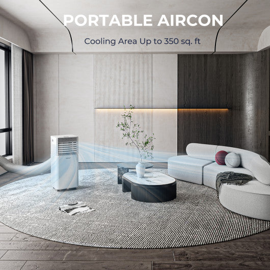 10000 BTU Air Cooler with Fan and Dehumidifier Mode-Black - Set Shop and Smile