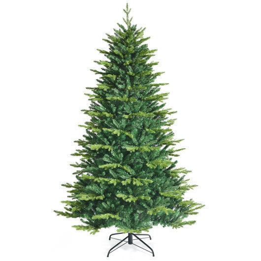 Pre-lit Artificial Hinged Christmas Tree with APP Controlled LED Lights-6 ft - Set Shop and Smile