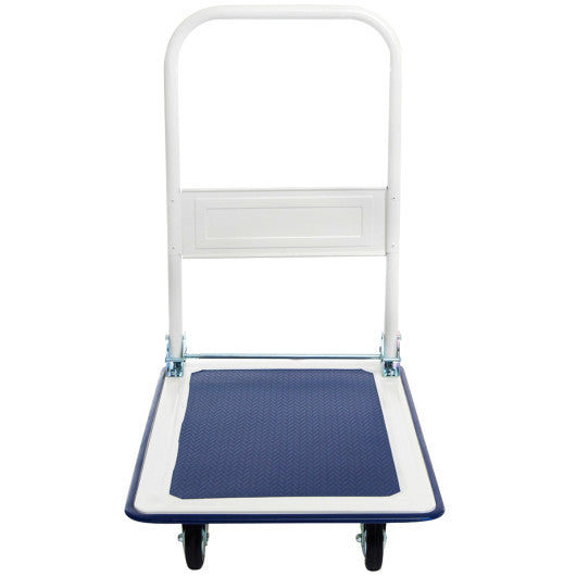330 lbs Platform Cart Dolly Foldable Warehouse Push Hand Truck - Set Shop and Smile