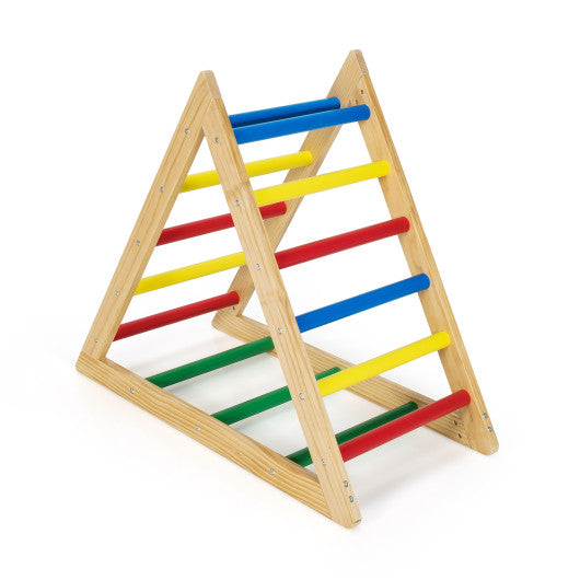 Climbing Triangle Ladder with 3 Levels for Kids-Multicolor - Set Shop and Smile