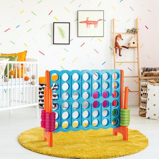 4 in A Row 4-to-Score Giant Jumbo Game Set for Family Party Holiday at Set Shop and Smile