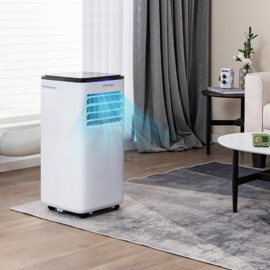 8000/10000 BTU 3-in-1 Portable Air Conditioner with Fan and Dehumidifier Mode-10000 BTU at Set Shop and Smile