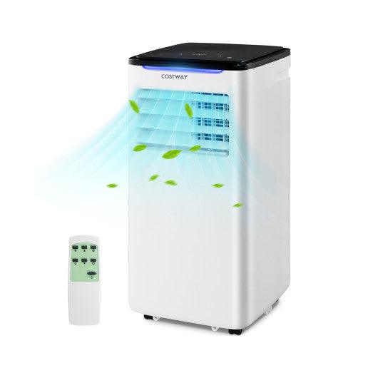 8000/10000 BTU 3-in-1 Portable Air Conditioner with Fan and Dehumidifier Mode-10000 BTU at Set Shop and Smile