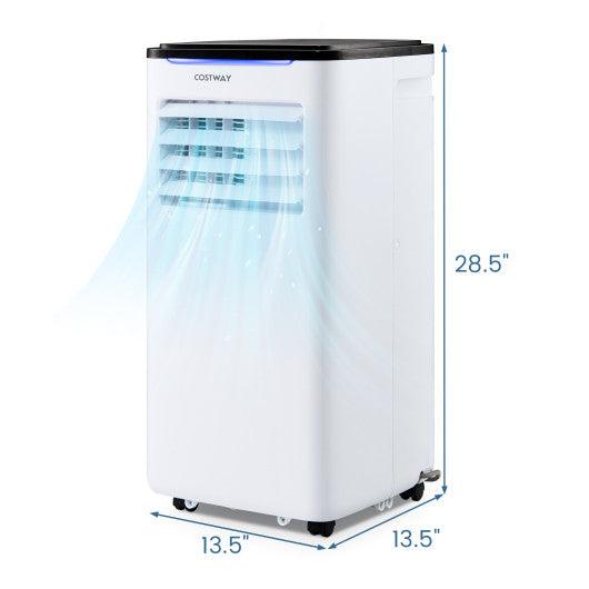 8000/10000 BTU 3-in-1 Portable Air Conditioner with Fan and Dehumidifier Mode-10000 BTU at Set Shop and Smile
