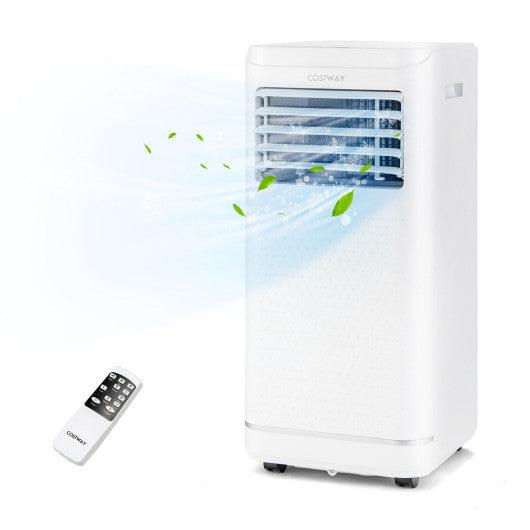 8000/10000 BTU Portable Air Conditioner with Dehumidifier and Fan Mode-10000 BTU at Set Shop and Smile