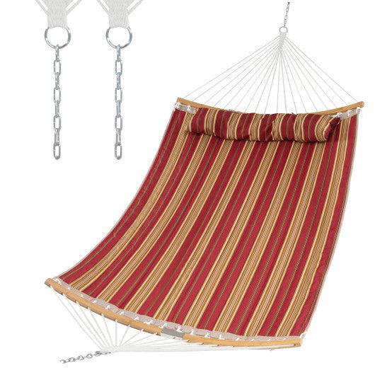 Outdoor Hammock with Detachable Pillow-Red at Set Shop and Smile