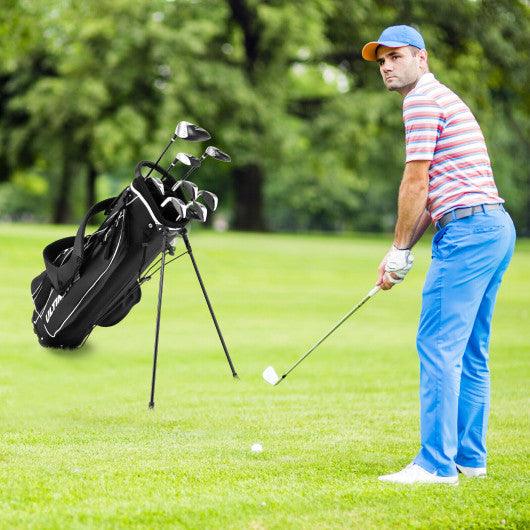 Men’s Profile Complete Golf Club Package Set Includes 10 Pieces-Black at Set Shop and Smile