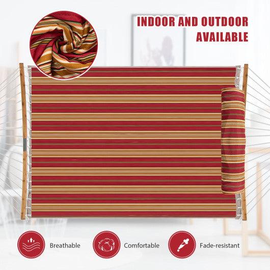 Outdoor Hammock with Detachable Pillow-Red at Set Shop and Smile