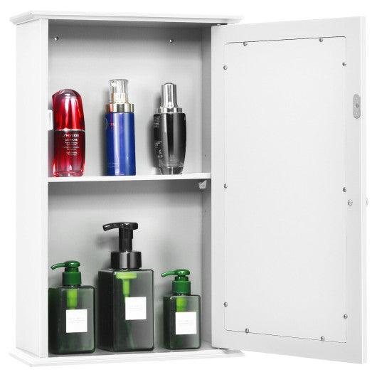Bathroom Wall Cabinet with Single Mirror Door at Set Shop and Smile