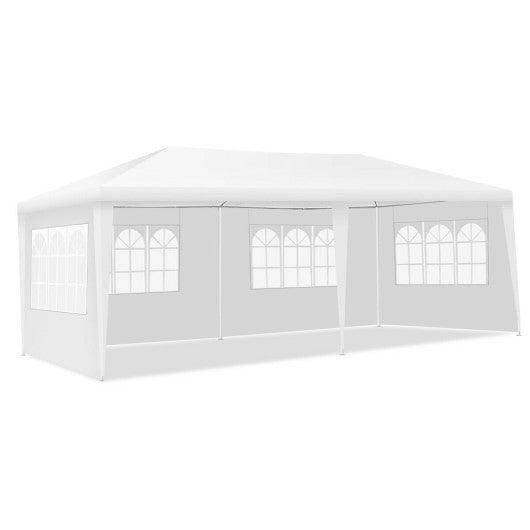 10 x 20 Feet Outdoor Party Wedding Canopy Tent with Removable Walls and Carry Bag at Set Shop and Smile