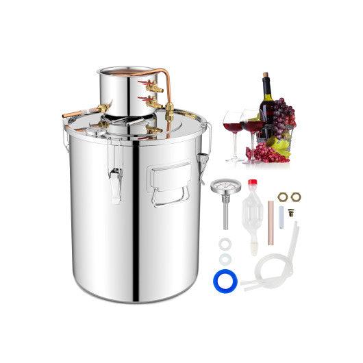 10 Gal 40 L Water Alcohol Distiller with Circulating Pump-10 Gal at Set Shop and Smile