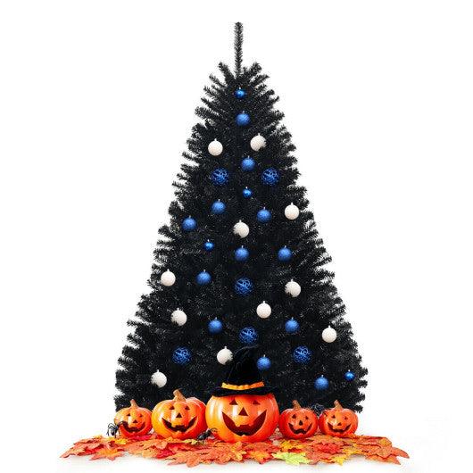 6 Feet Hinged Artificial Halloween Christmas Tree at Set Shop and Smile