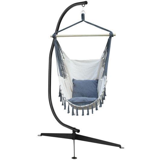Solid Steel C Hammock Frame Stand at Set Shop and Smile