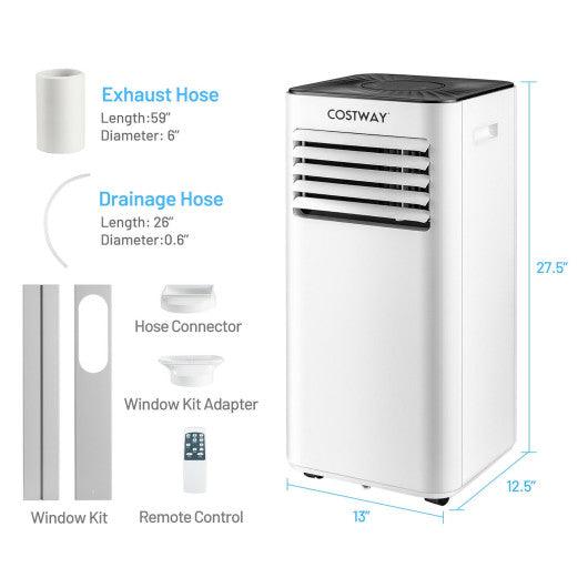 Portable Air Conditioner 10000 BTU Evaporative Air Cooler Dehumidifier-White at Set Shop and Smile