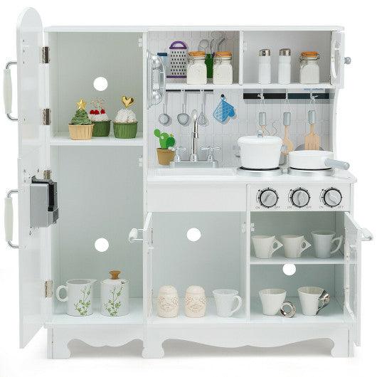 Kitchen Pretend Play Cookware Set Toys for Kids with Water Dispenser at Set Shop and Smile