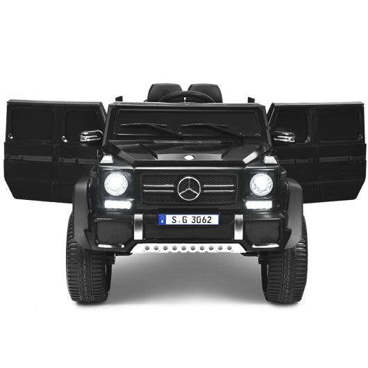 12V Licensed Mercedes-Benz Kids Ride On Car-Black at Set Shop and Smile