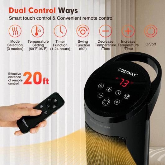 1500W PTC Fast Heating Space Heater with Remote Control at Set Shop and Smile