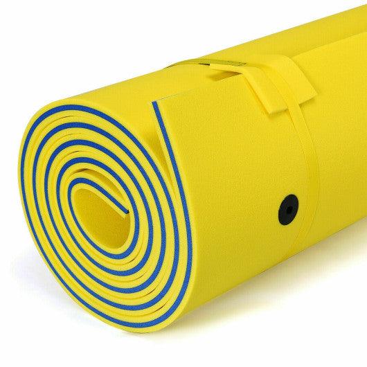 3 Layer Floating Water Pad Foam Mat-Yellow at Set Shop and Smile