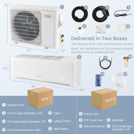 17000 BTU 21 SEER2 208-230V Ductless Mini Split Air Conditioner and Heater at Set Shop and Smile