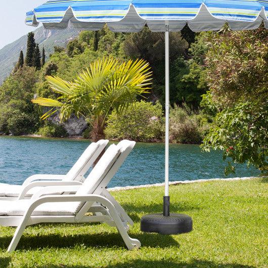 18 Inch Fillable Heavy-Duty Round Umbrella Base Stand at Set Shop and Smile