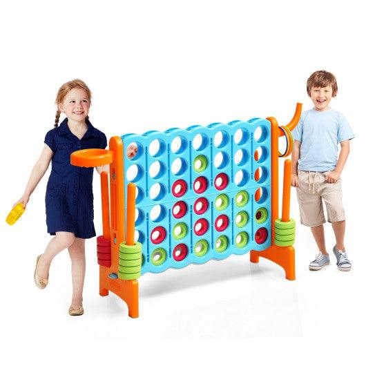 2.5ft 4-to-Score Giant Game Set-Orange at Set Shop and Smile