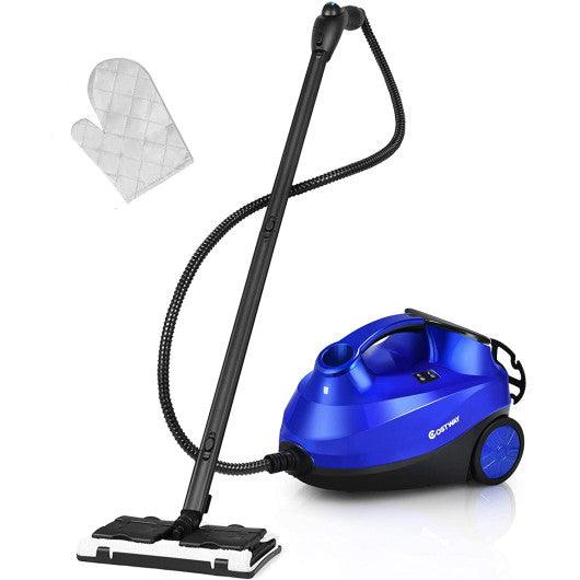2000W Heavy Duty Multi-purpose Steam Cleaner Mop with Detachable Handheld Unit-Blue at Set Shop and Smile