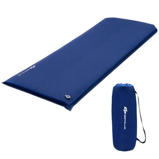 Self-inflating Lightweight Folding Foam Sleeping Cot with Storage bag-Blue at Set Shop and Smile