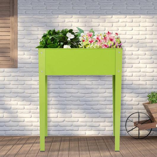 24.5 x 12.5 Inch Outdoor Elevated Garden Plant Flower Bed at Set Shop and Smile