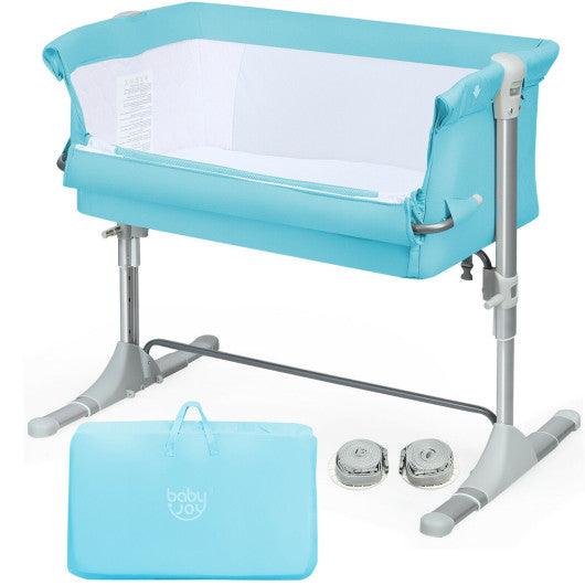 Travel Portable Baby Bed Side Sleeper Bassinet Crib with Carrying Bag-Green at Set Shop and Smile