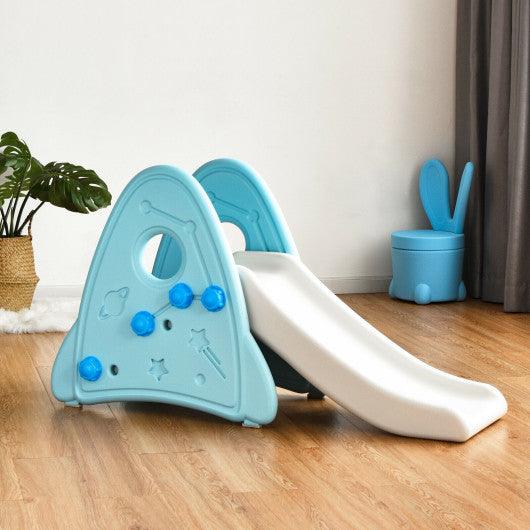 Freestanding Baby Slide Indoor First Play Climber Slide Set for Boys Girls -Blue at Set Shop and Smile