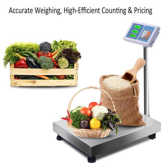 660 lbs Weight Computing Digital Floor Platform Scale at Set Shop and Smile