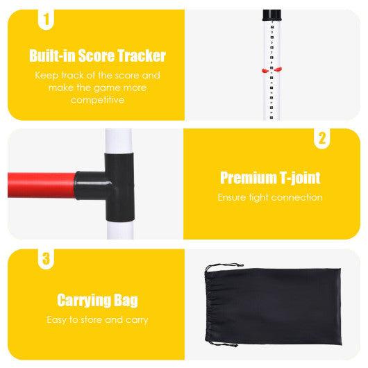 Ladder Ball Toss Game Bolas Score Tracker Carrying Bag at Set Shop and Smile