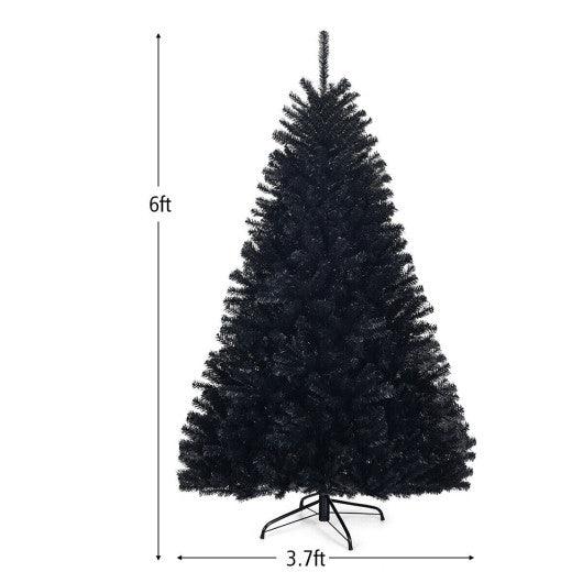 6 Feet Hinged Artificial Halloween Christmas Tree at Set Shop and Smile